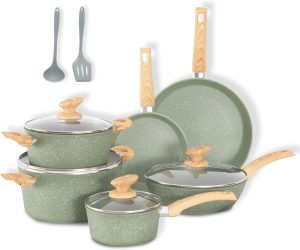 Green cooking set