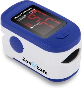 Fingertrip pulse oximeter